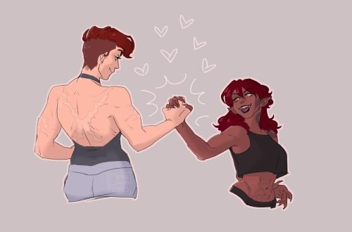 My OC’s are just Buff, Red hair Gays