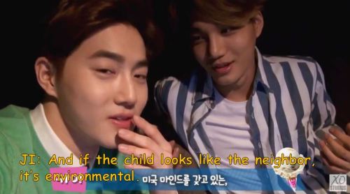 dosaxycaramelvoice:Suho ft. Jongin’s Biology Lesson