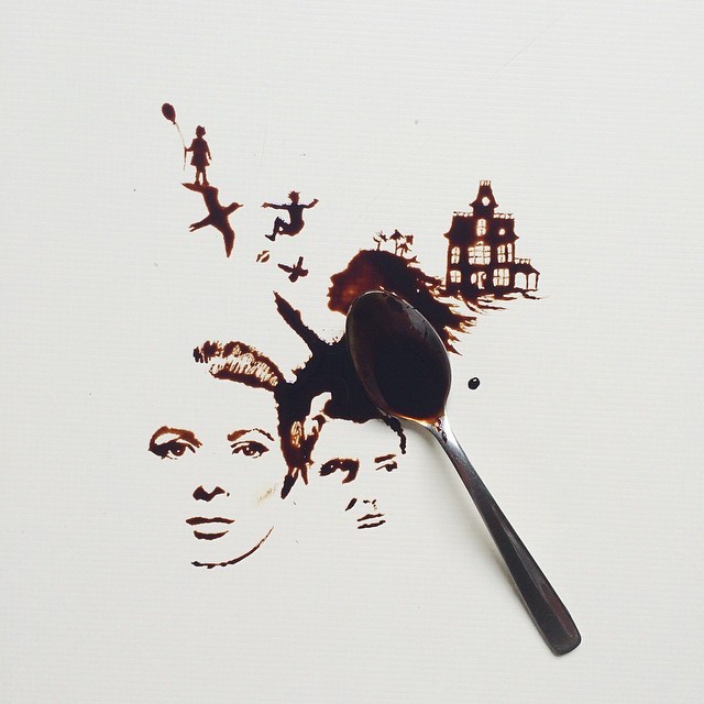 awesome-picz:    Spilled Food Turned Into Beautiful Art By Giulia Bernardelli