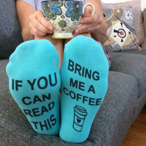 yourcoffeeguru:Sock Prints