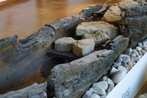 Bronze Age Log Boat from Shardlow, Derbyshire, Derby Museum and Gallery, 6.1.18.This Bronze Age Log 