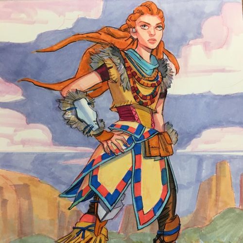 #Aloy #ArtCommission . #HorizonZeroDawn #FANART #fanartfridayhttps://www.instagram.com/p/CDm-Ha4g7