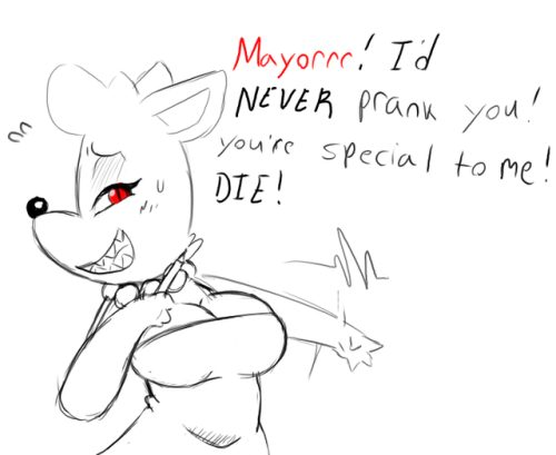 roymccloud:You know..If Deyla weren’t 100% evil, powerless (and even had just a normal pen that just glows because batteries) was just mischievous and loved pranking people, would you let her move into your animal crossing town?I know @azurepond would.