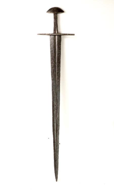 European medieval sword (Oakeshott, Type A & Geibig Type 19), circa 950 AD -1100 AD.from Sands o
