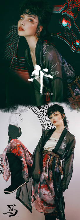 ziseviolet: dressesofchina: The Twelve Zodiacs photographer：@老妖_Choco costume and makeup：@莫Mo_Makeup