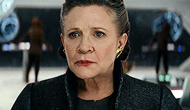 thewintersolo:Leia + sensing her family in the Force