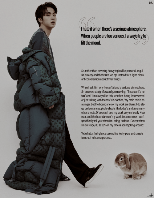 BANGTAN MAGAZINE X VOGUE KOREA JIN DAY 2022 ISSUE ; KIM SEOKJIN