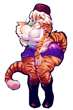 riendonut:  Commish for Solratic of Buxbi!Not gonna lie, been looking for a reason to draw Tigermom for quite awhile. (My commission info can be found here!) 