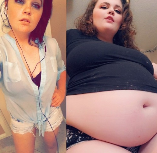 sammysbellyshop:  Danni - young feedee on her mission