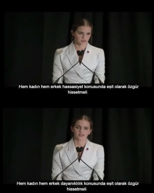 allahdiyengobekdeligi:  Emma Watson’ın kadın-erkek eşitliği hakkında başlattığı #HeForShe adlı hareket için Birleşmiş Milletler’deki konuşmasından bir kısım…  Eğer tamamını dinlemek istiyorsanız Mine Yağız’ın çevirisiyle: