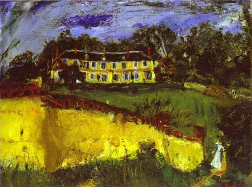 Old House near Chartres, 1934, Chaim SoutineMedium: oil,canvas