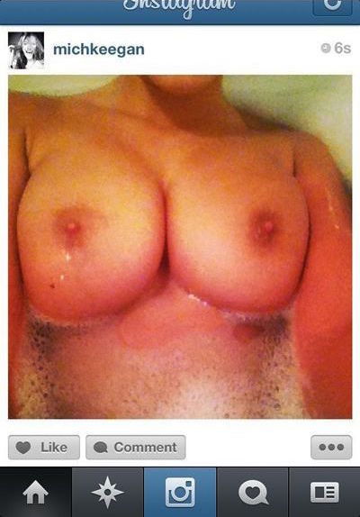 curvesdaily:   Michelle Keegan - topless Instagram. (04/04/13)    follow us if you
