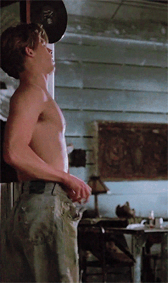 vintage-male-sensuality: Brad Pitt in The Favor (1994)