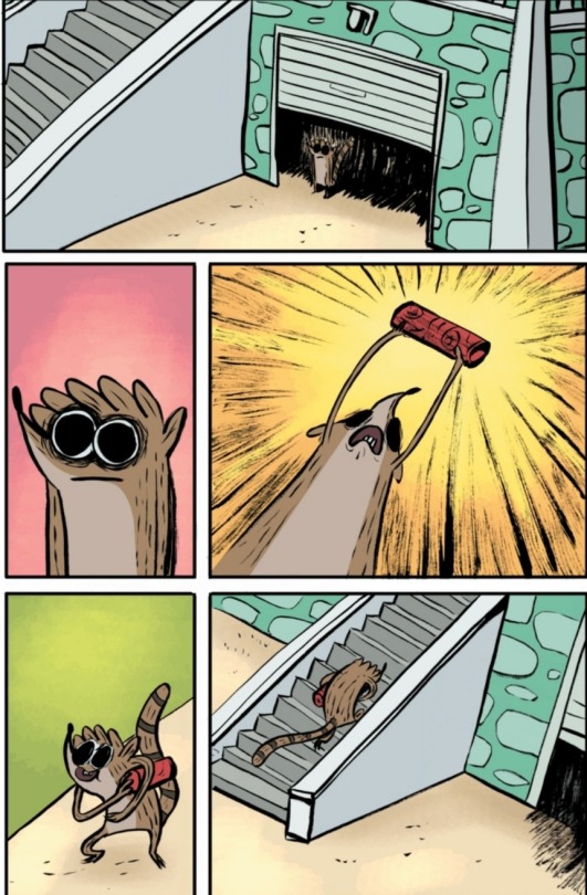I Started Reading The Regular Show Comics, And I Love How Stupid They Look 😭🙏