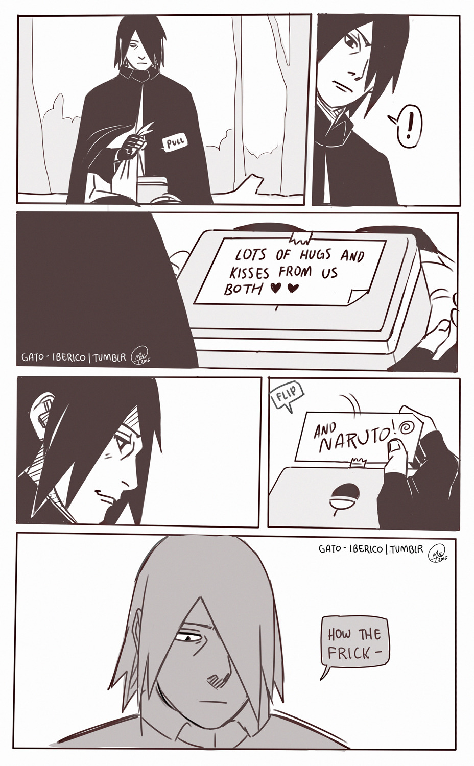 Funny sasusaku comics