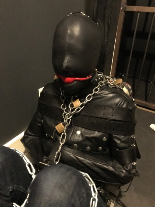 seabondagesadist: The final hour for @lostinsea88 arrives…  Having been in the same seated position for two hours the bondage is made a little bit harder. The gag was changed to a ball gag, more straps added. By this time he was deep in the cycle of