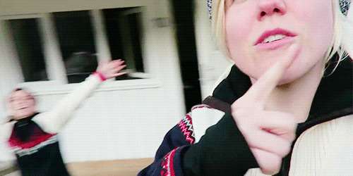highwaytohell-a:  Favorite queer youtube couples:  ↳  Hannah Hart &amp; Ingrid