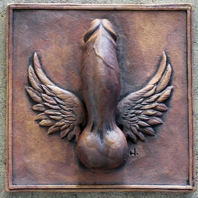 ohthentic: misterlemonzest:   harrytanner: Flyboy. Http://www.harrytanner.com/art-tiles/erotic-art/tile-gallery/flyboy-tile.html.