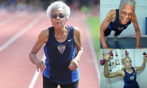 webofgoodnews: This 100 Year Old Runner Just Broke The World Record at the Penn Relays The 100 year