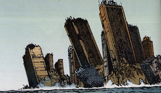 brianmichaelbendis:  More architecture and cityscapes from Katsuhiro Otomo’s “Akira”, 