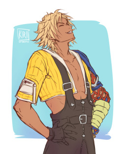 kiriiglumanda:Ko-Fi Sketch ♡ Tidus