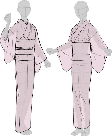 tanuki-kimono:  Kimono drawing guide ½, by Kaoruko Maya (tumblr, pixiv, site). Booklet