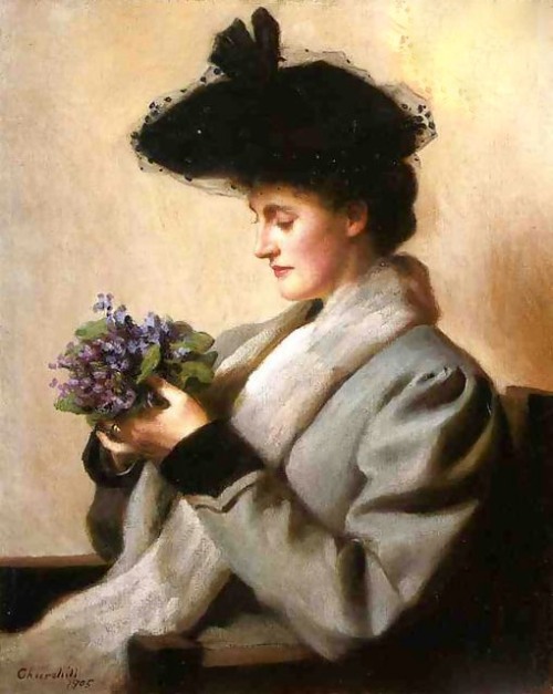 The Nosegay Of Violets, William Worcester Churchill (1858 – 1926)  