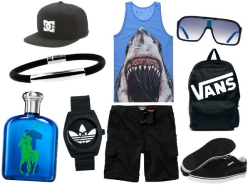 Shark Attack by kugati featuring puma sneakersPumasneaker / Unisex sunglasses / Adidas Santiago Wa