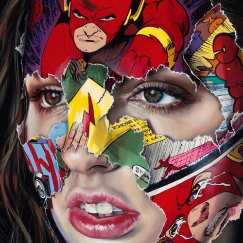 crossconnectmag:Painting bySandra Chevrier, a Canadian contemporary  pop urban artist, known for her