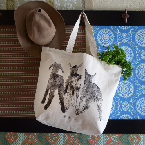 babygoatsandfriends: Goat tote!