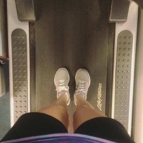 Early morning gym session #gym #health #fitness #ThisGirlCan #treadmill #earlymorning #workout