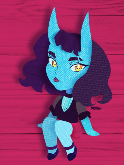 i made a digital paper doll of mina!