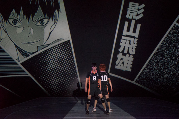 fencer-x: megumi86:  Haikyuu stage play.   So this pic: was so cool, because they