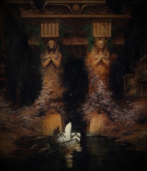 Isle Of The Dead (detail, Ca.1905) Karl Wilhelm Diefenbach 