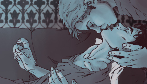 fenm-universe: cylin-aka-ankamo: The Kiss S: John, what do you want?! I’m thinking!J: Well, Sh