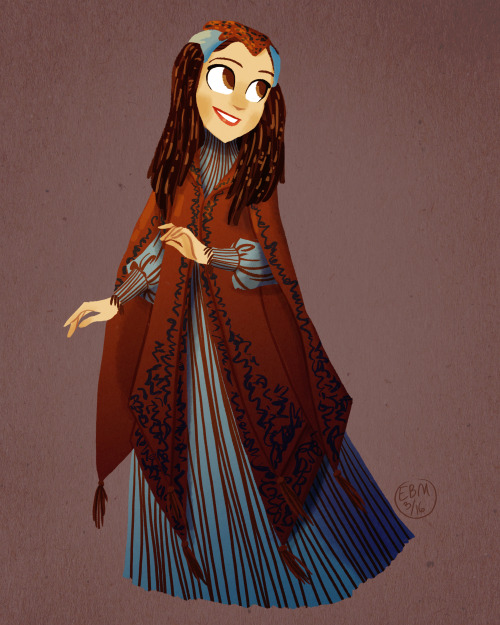 whatwouldwaltdo: Padmé 11/? - Peacock Gown