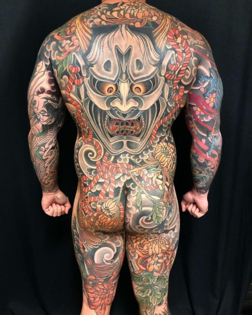 usshertattoos: Stoked to finish Ryan’s Backpiece (most of which is fully healed and settled - 