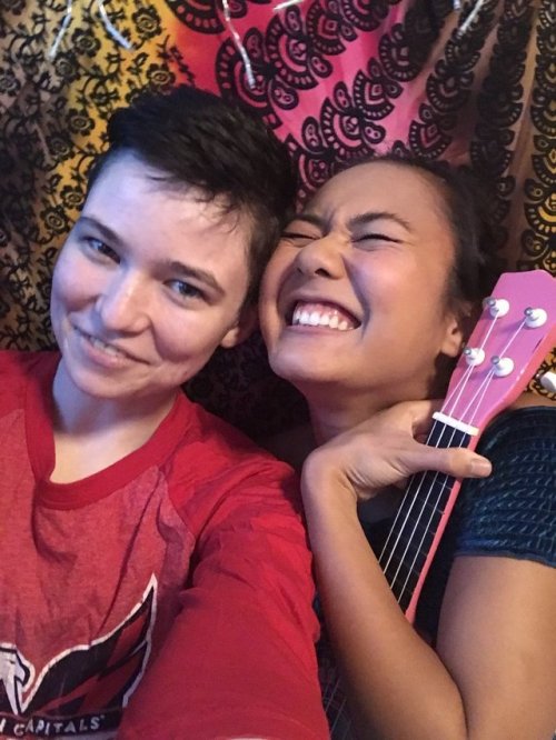 quipmodestproductions: Jack and Cecily, besties forever. EARNEST 101, coming September 3rd!