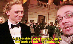 cineplexmovies:  Tom Hiddleston: The personification of the British Gent. (Reason 4, Reason 5) 