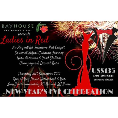 Caribbean New Year’s Eve Tip: ‘Ladies in Red’Ring in the new year at Bay House Restaurant & BarR