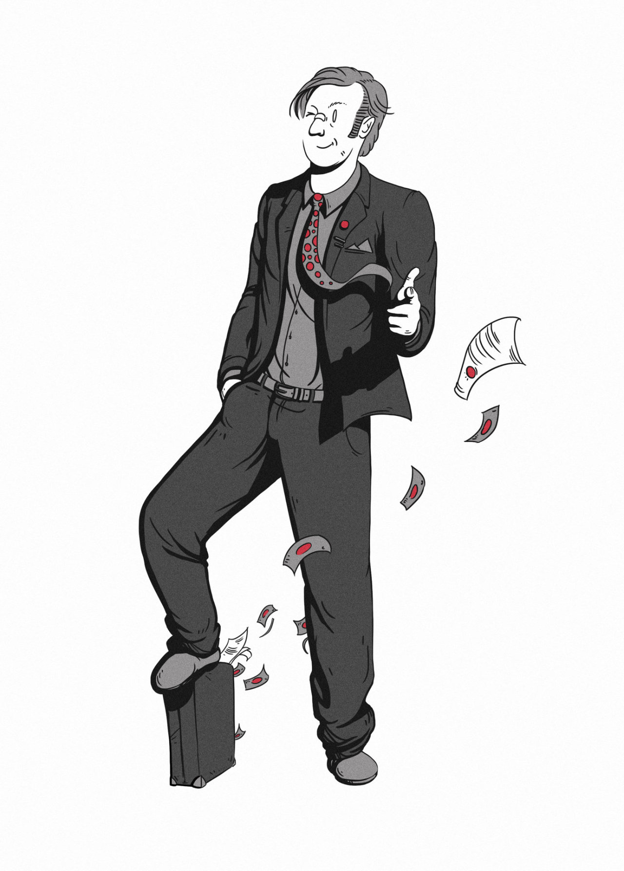 heisenbergchronicles:  BrBa illustrations by Aleksey Klimenko in Bishkek, KyrgyzstanLinks: Buys