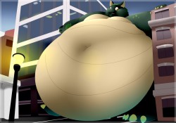 Large in Height and WeightArtist:  FattyDragonite    On FA