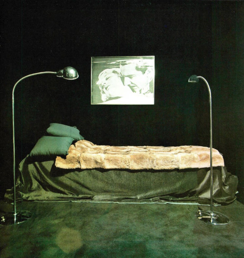 Inter-Ax:cy Twombly’s Bedroom In His Roman Apartment By Ugo Mulas, 1971. Hanging