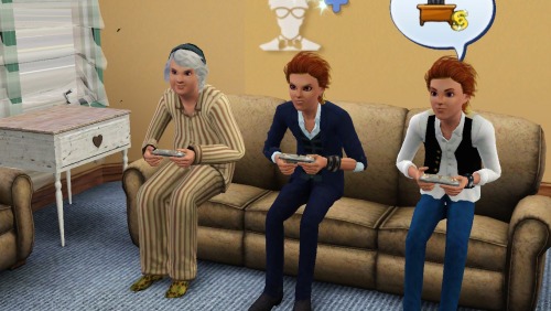 pastthevaulteddoors:So… I’m not very good at creating look-alike Sims, but here they are. There is n