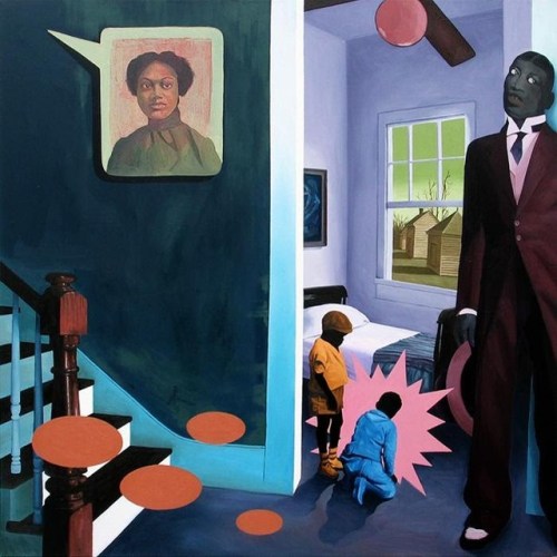 Ronald Hall, Servants of Labor, c. 2012oil on canvas, 48x48