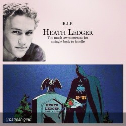 triplej18:  R.I.P. Heath Ledger