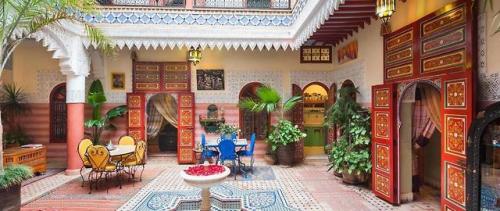 Moroccan courtyard