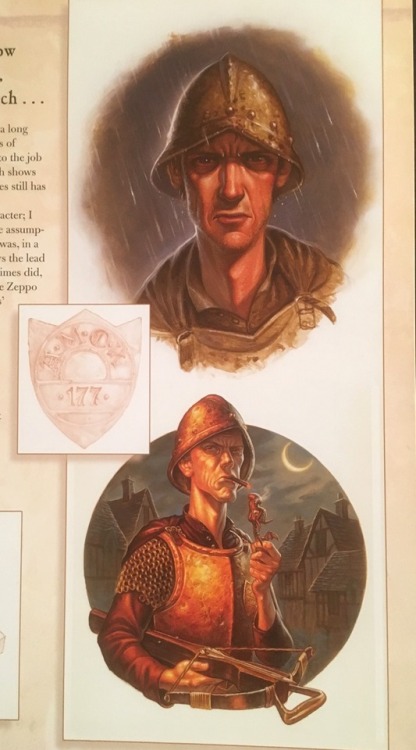 noirandcandycanes: Vimes was never intended to be a major character; I began the first draft of Guar
