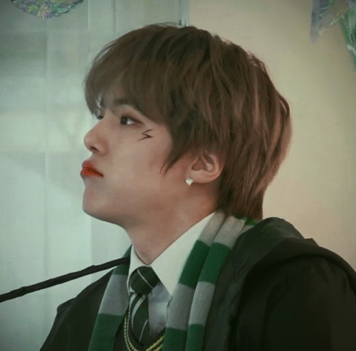 Monsta x Hogwarts series:- Minhyuk“Or perhaps in Slytherin you’ll make your real friends, those cunn