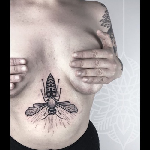 blacktattooing: By @herzdame  To submit your work use the tag #btattooing  And don’t forget to